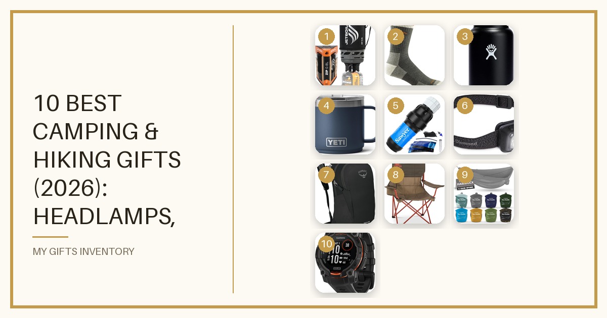 10 Best Camping & Hiking Gifts (2026): Headlamps, Stoves, Water Filters & Trail Gear