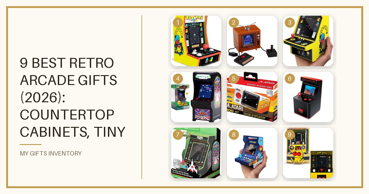 9 Best Retro Arcade Gifts (2026): Countertop Cabinets, Tiny Arcade Minis & Handheld Classics
