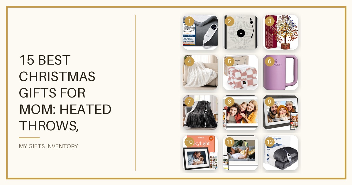 15 Best Christmas Gifts for Mom: Heated Throws, Digital Frames & Cozy Keepsake Picks (2026)