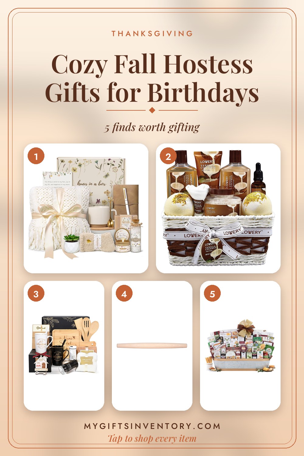 Cozy Fall Hostess Gifts for Birthdays