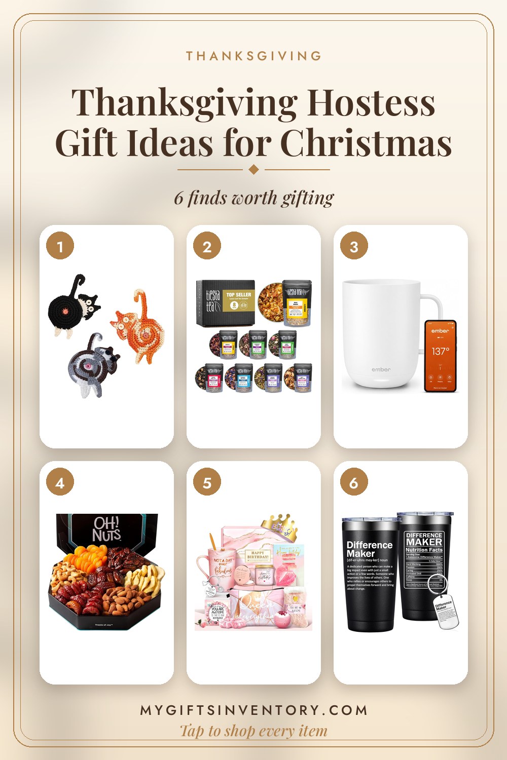 Thanksgiving Hostess Gift Ideas for Christmas