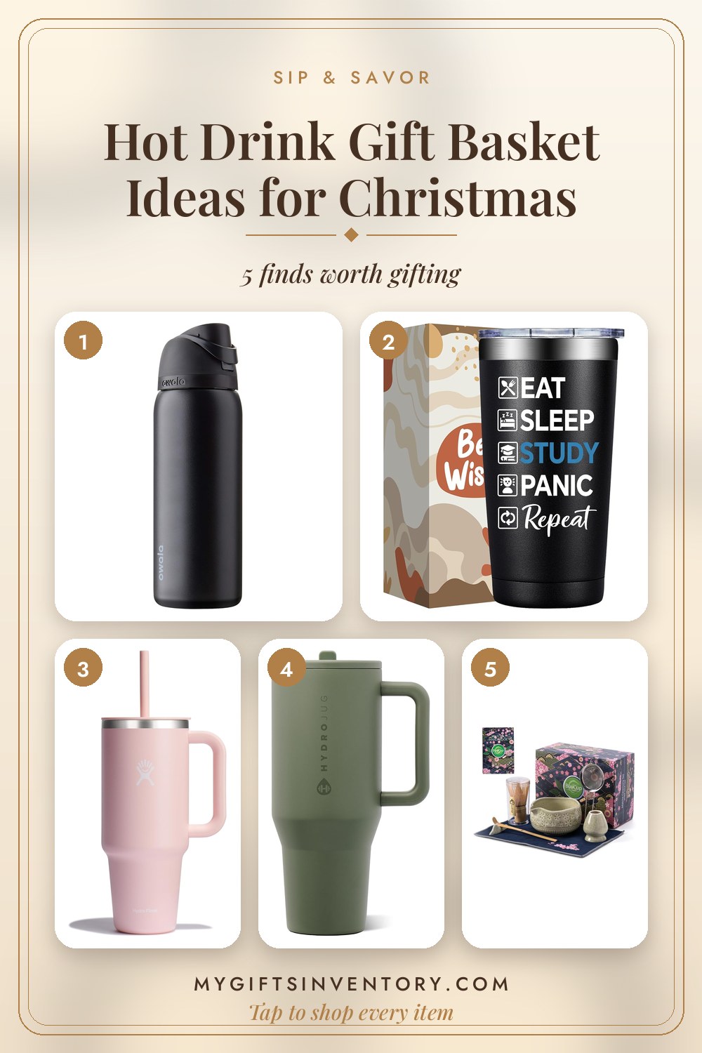 Hot Drink Gift Basket Ideas for Christmas