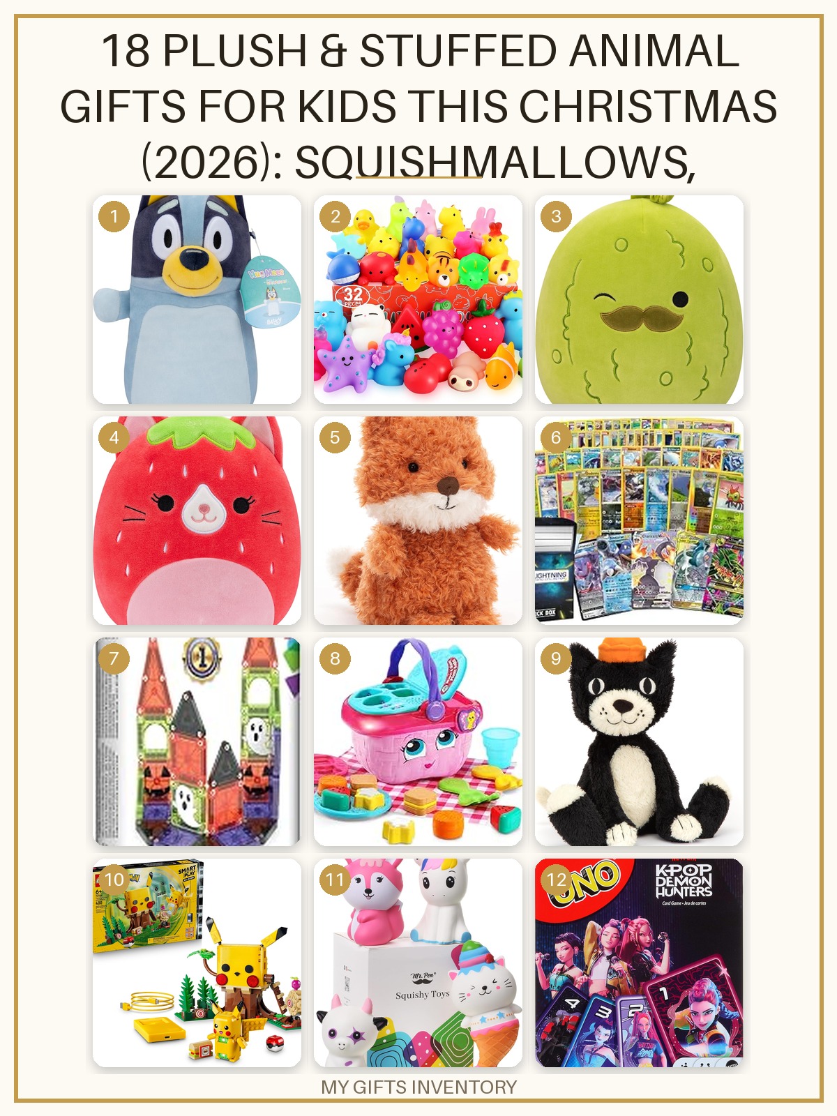 18 Plush & Stuffed Animal Gifts for Kids This Christmas (2026): Squishmallows, Jellycat & Snuggly Picks