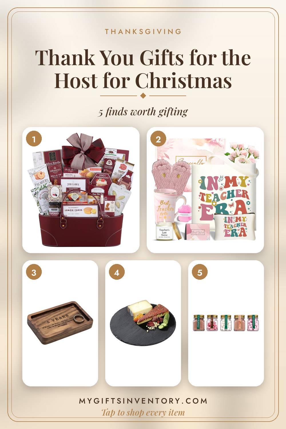 Thank You Gifts for the Host for Christmas