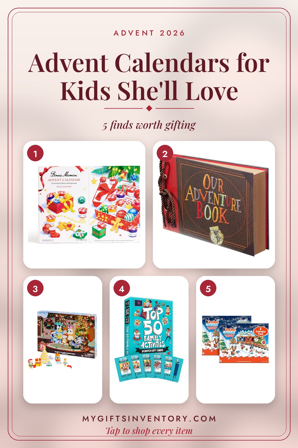 Advent Calendars for Kids She'll Love