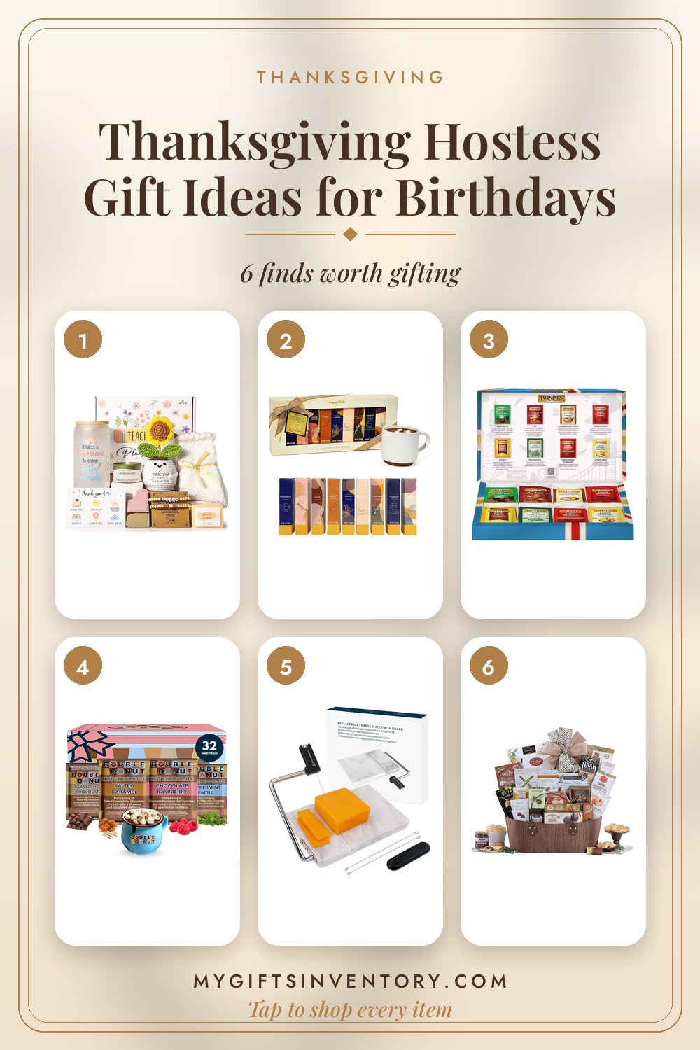 Thanksgiving Hostess Gift Ideas for Birthdays