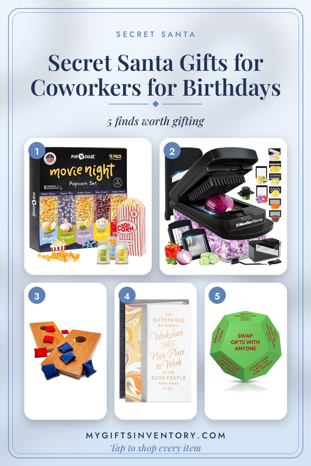 Secret Santa Gifts for Coworkers for Birthdays