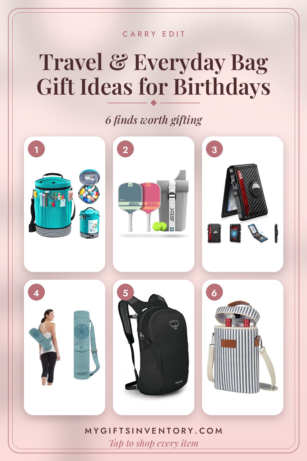 Travel & Everyday Bag Gift Ideas for Birthdays