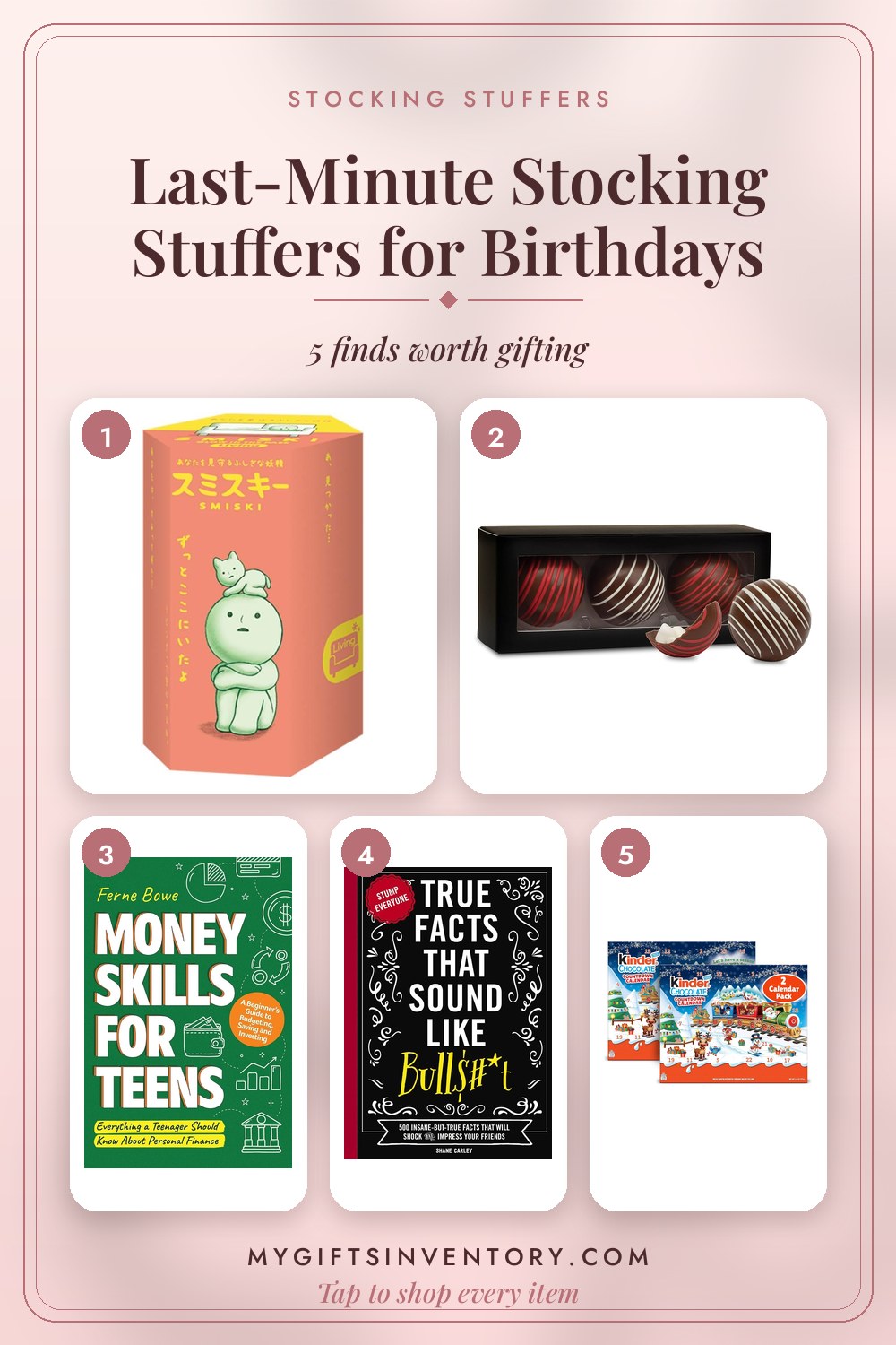 Last-Minute Stocking Stuffers for Birthdays