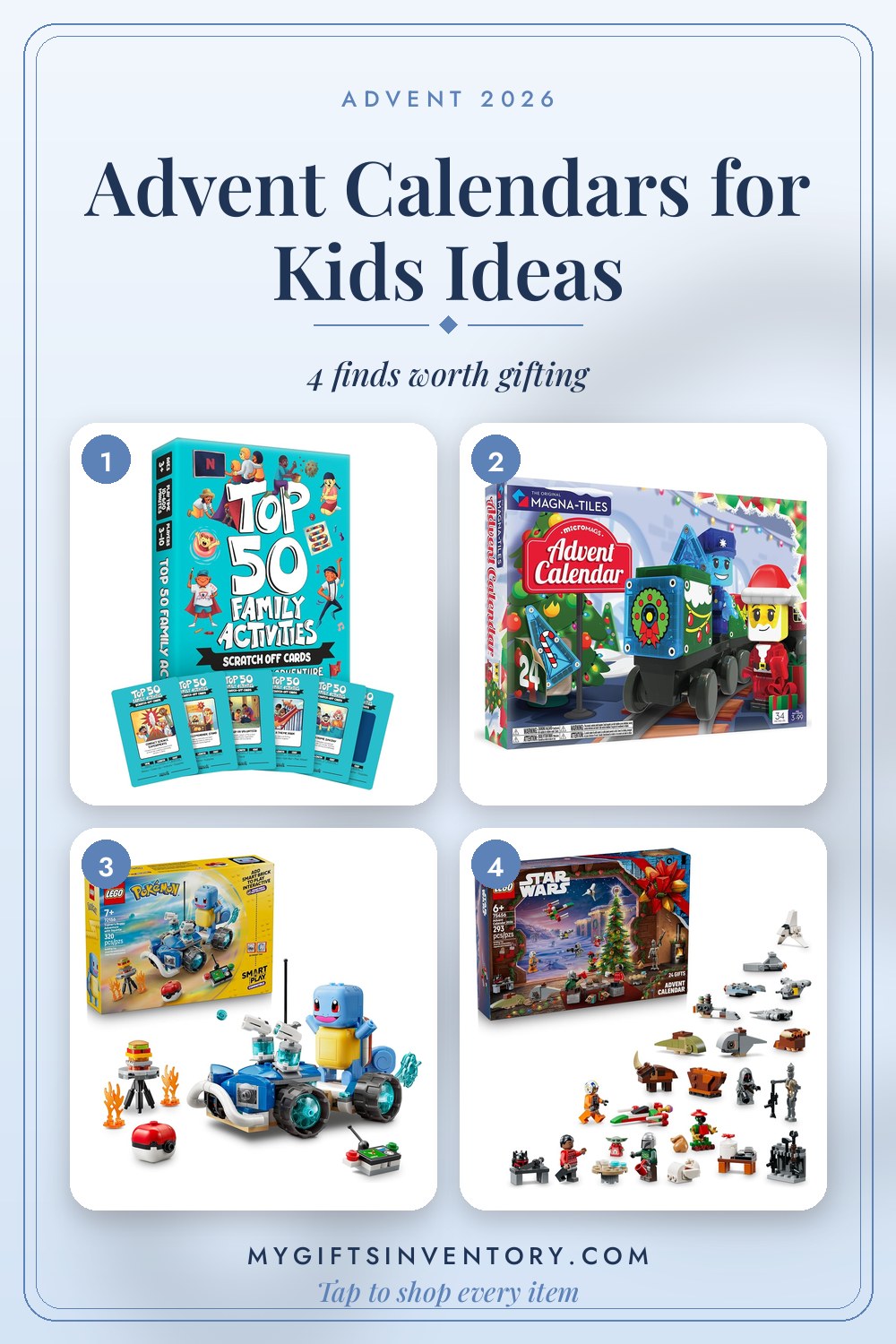 Advent Calendars for Kids Ideas