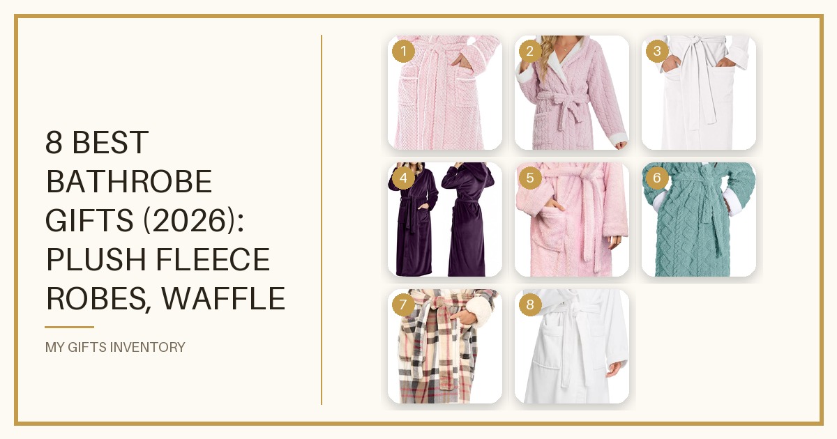 8 Best Bathrobe Gifts (2026): Plush Fleece Robes, Waffle Spa Robes & Hooded Sherpa Picks for Her and Him