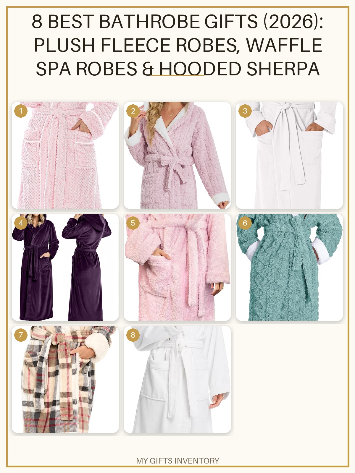 8 Best Bathrobe Gifts (2026): Plush Fleece Robes, Waffle Spa Robes & Hooded Sherpa Picks for Her and Him