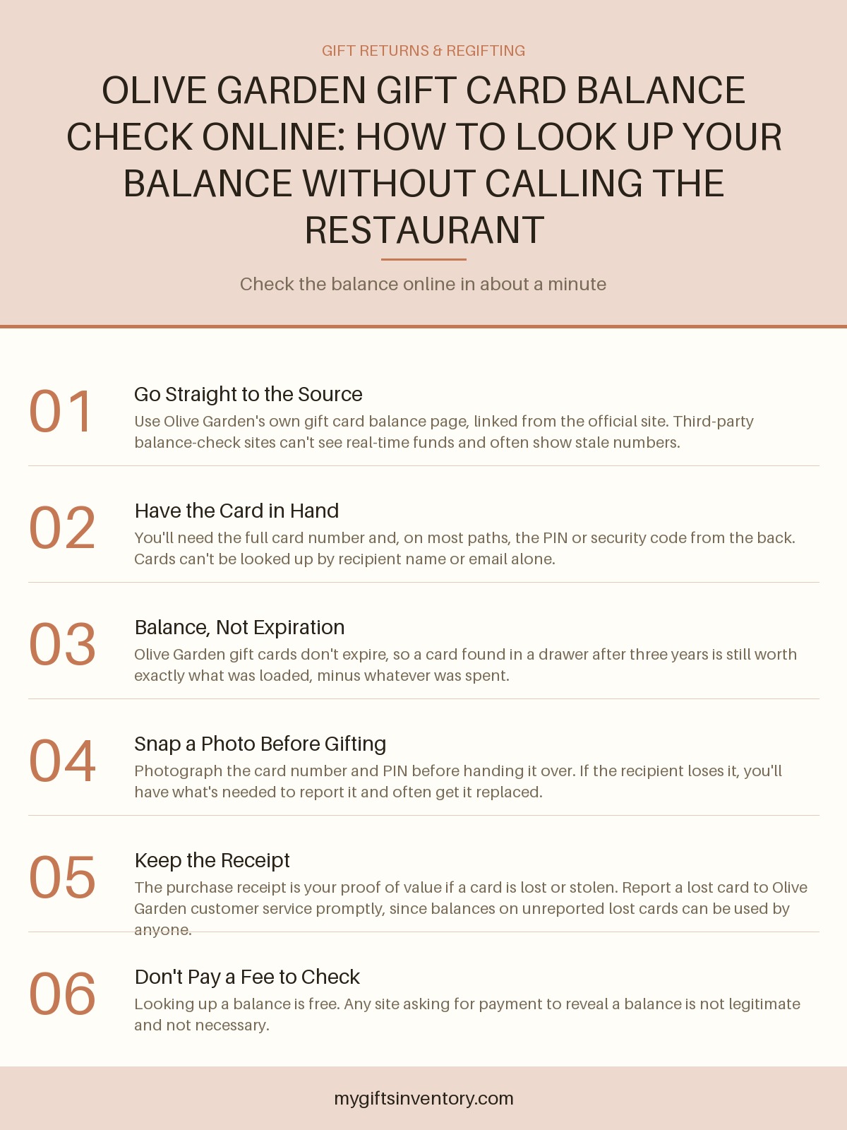 Olive Garden Gift Card Balance Check Online: How to Look Up Your Balance Without Calling the Restaurant