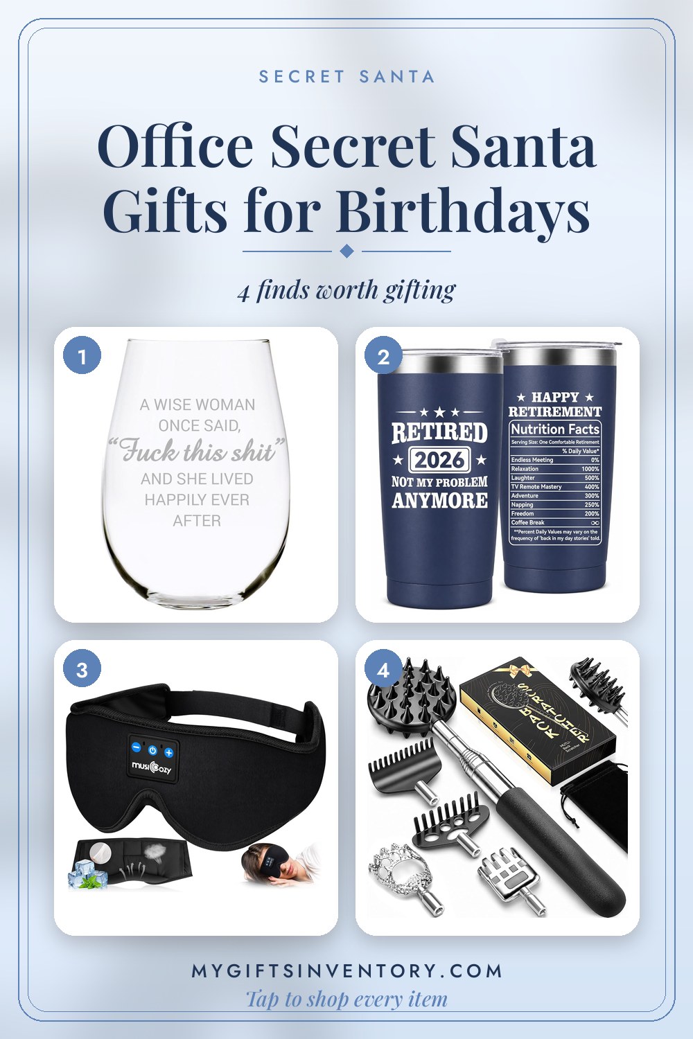 Office Secret Santa Gifts for Birthdays