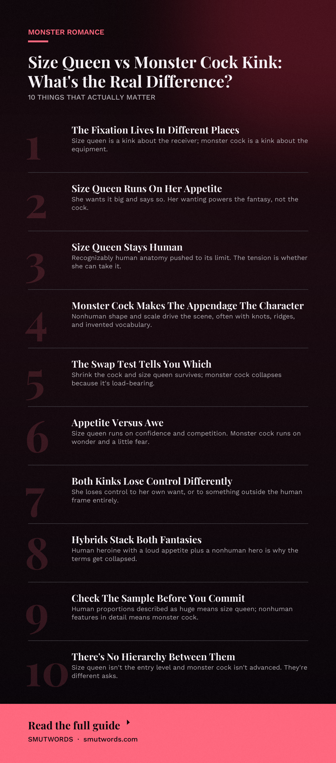 Size Queen vs Monster Cock Kink: What's the Real Difference?: key takeaways