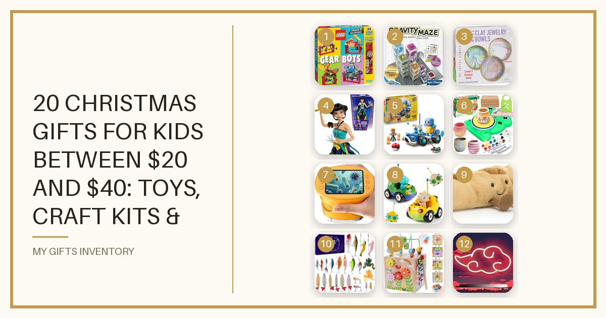 20 Christmas Gifts for Kids Between $20 and $40: Toys, Craft Kits & Building Sets They'll Actually Play With (2026)