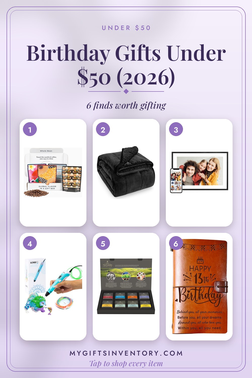 Birthday Gifts Under $50 (2026)