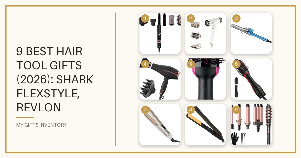9 Best Hair Tool Gifts (2026): Shark FlexStyle, Revlon One-Step, Straighteners, Curling Irons & Diffuser Dryers