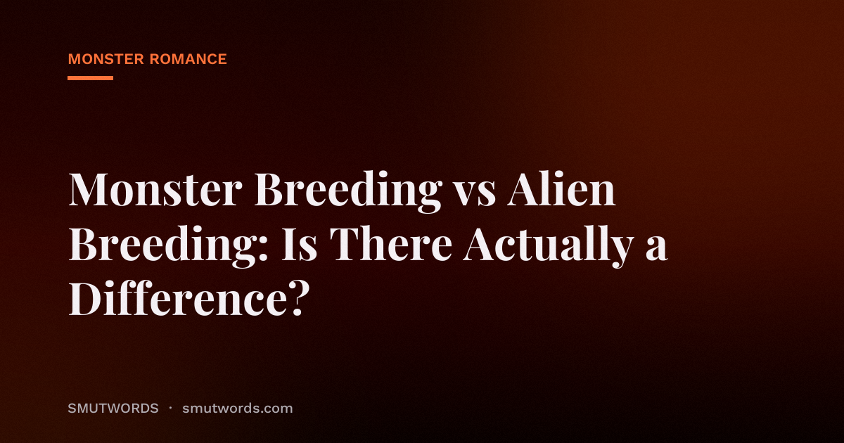 Monster Breeding vs Alien Breeding: Is There Actually a Difference?