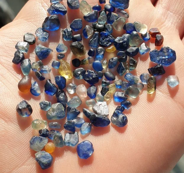 Stunning blue sapphire