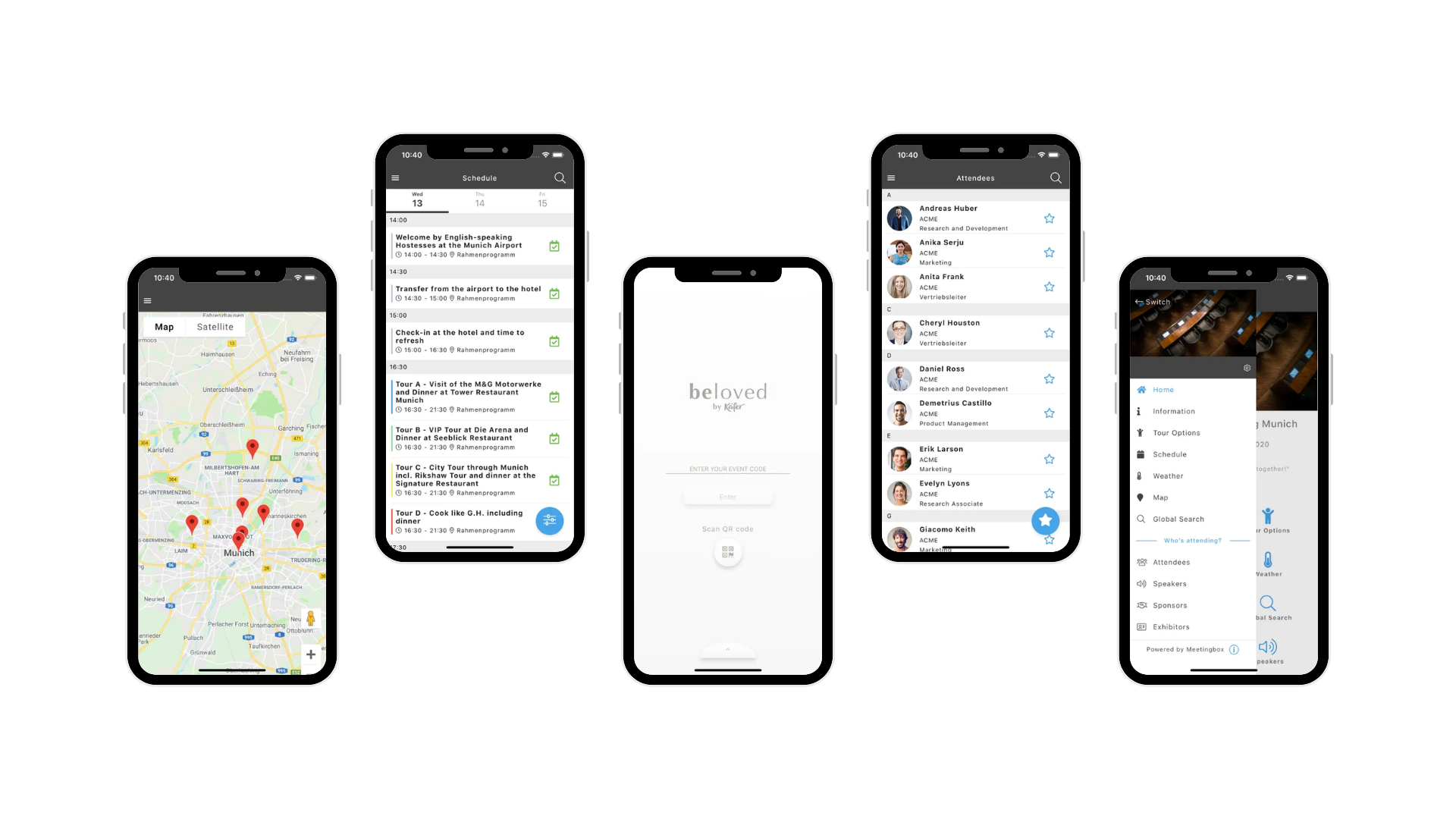 Käfer mobile event app presentation