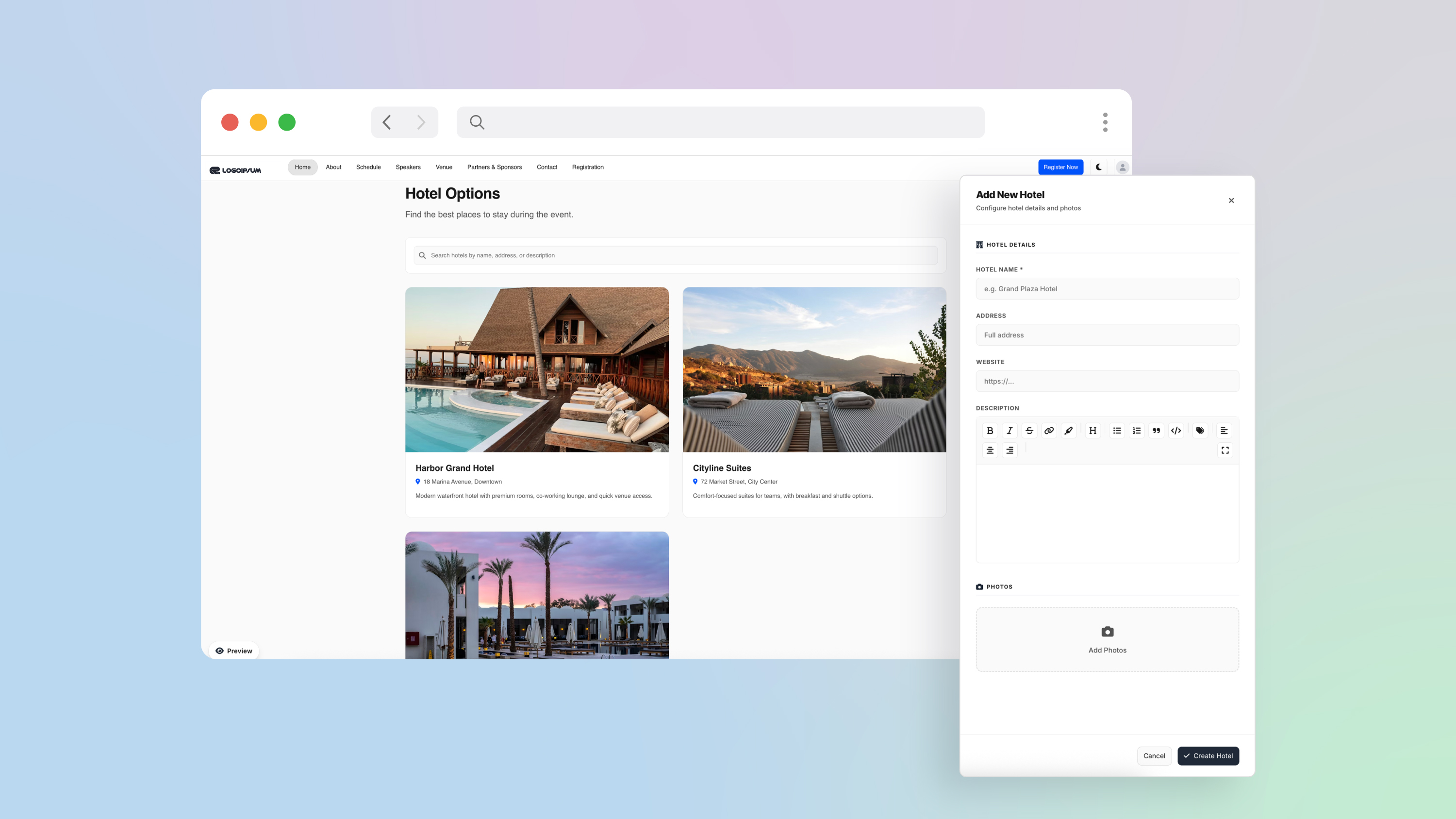 Accommodation Management