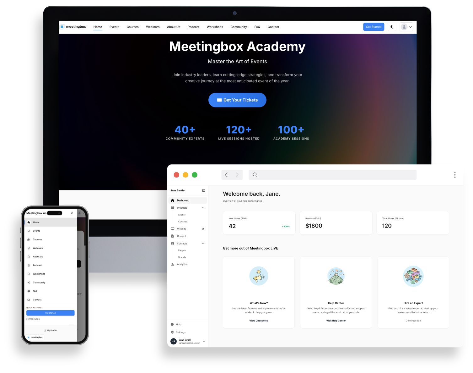 Meetingbox Hubs hero preview