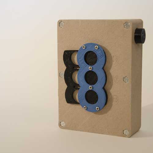 appareil photo sténopé RVB couleur noir et blanc 1