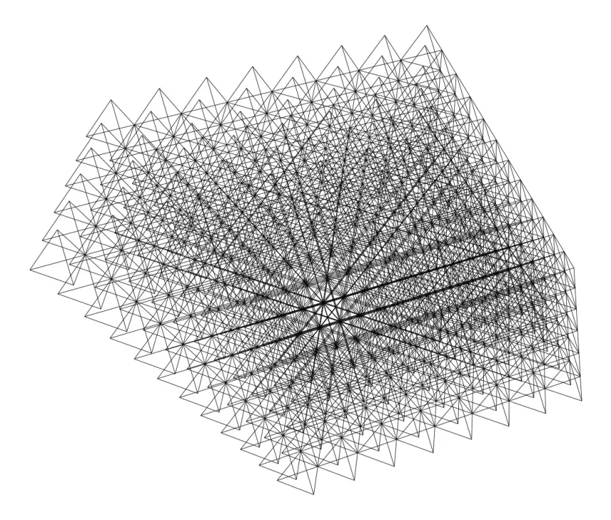 Graphisme de trames en 3D 1