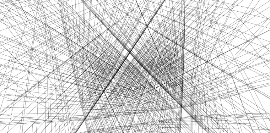 Graphisme de trames en 3D 3