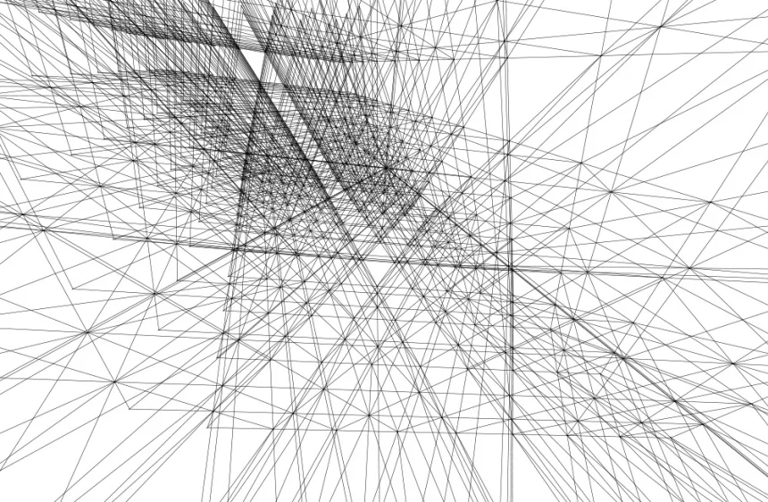 Graphisme de trames en 3D 2