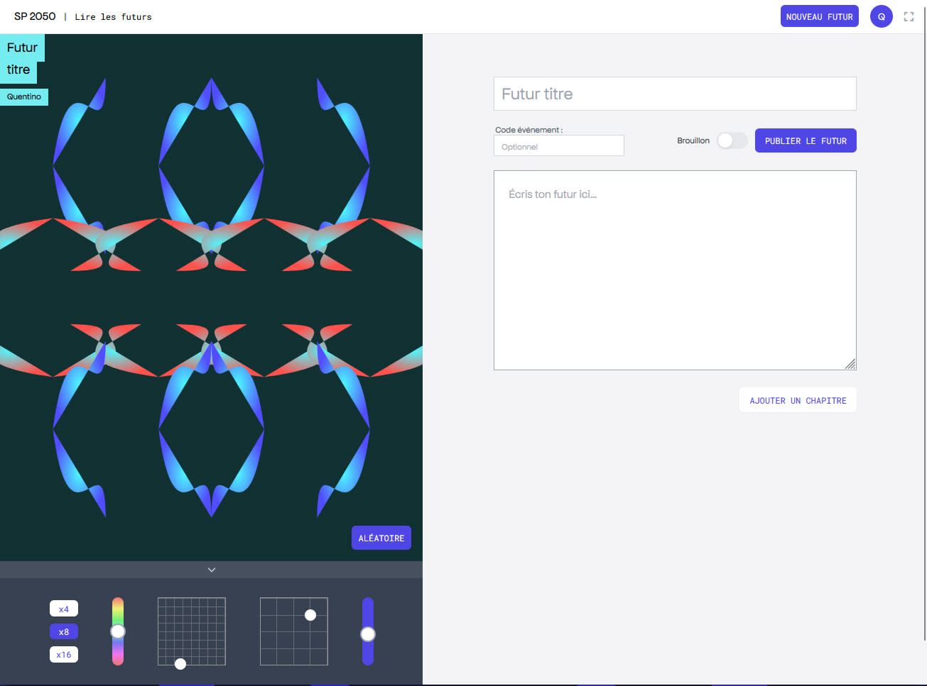 captures d'écran du site