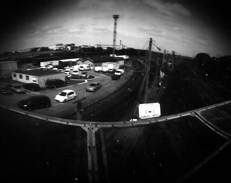 photo au sténopé dans une canette