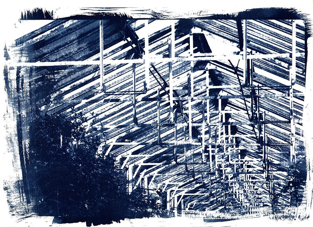 tirage cyanotype canson