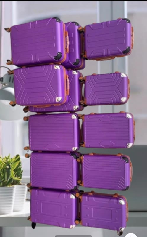 valise plastic 12 pieces