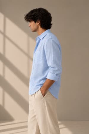 sky-blue-linen-blend-shirt sky-blue image 2