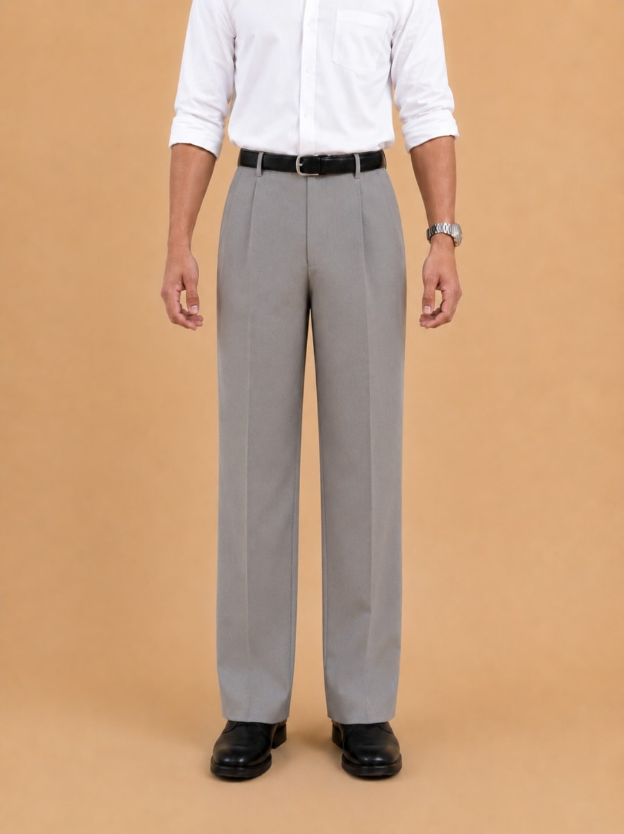 grey-straight-fit grey image 1