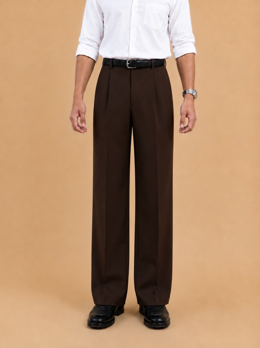 brown-straight-fit brown image 1