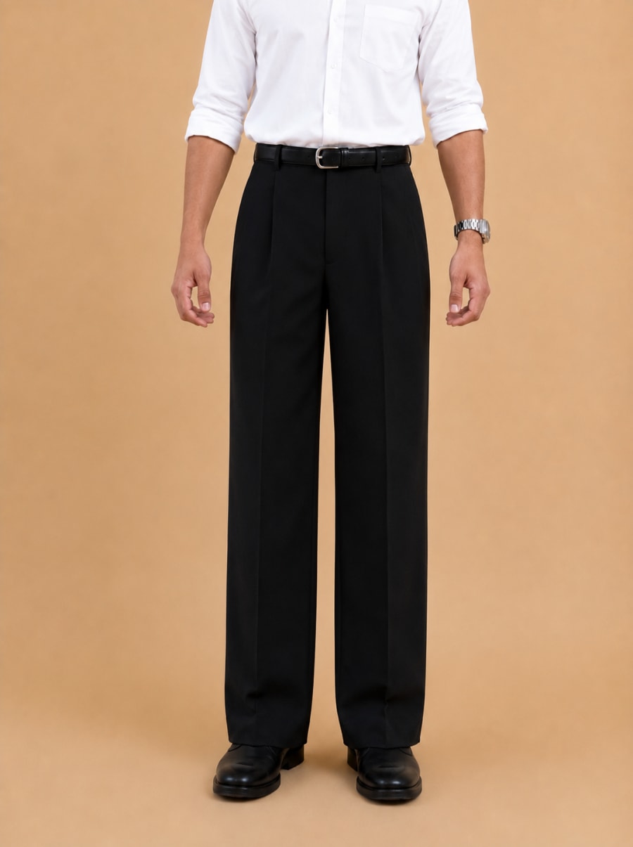 black-straight-fit black image 1