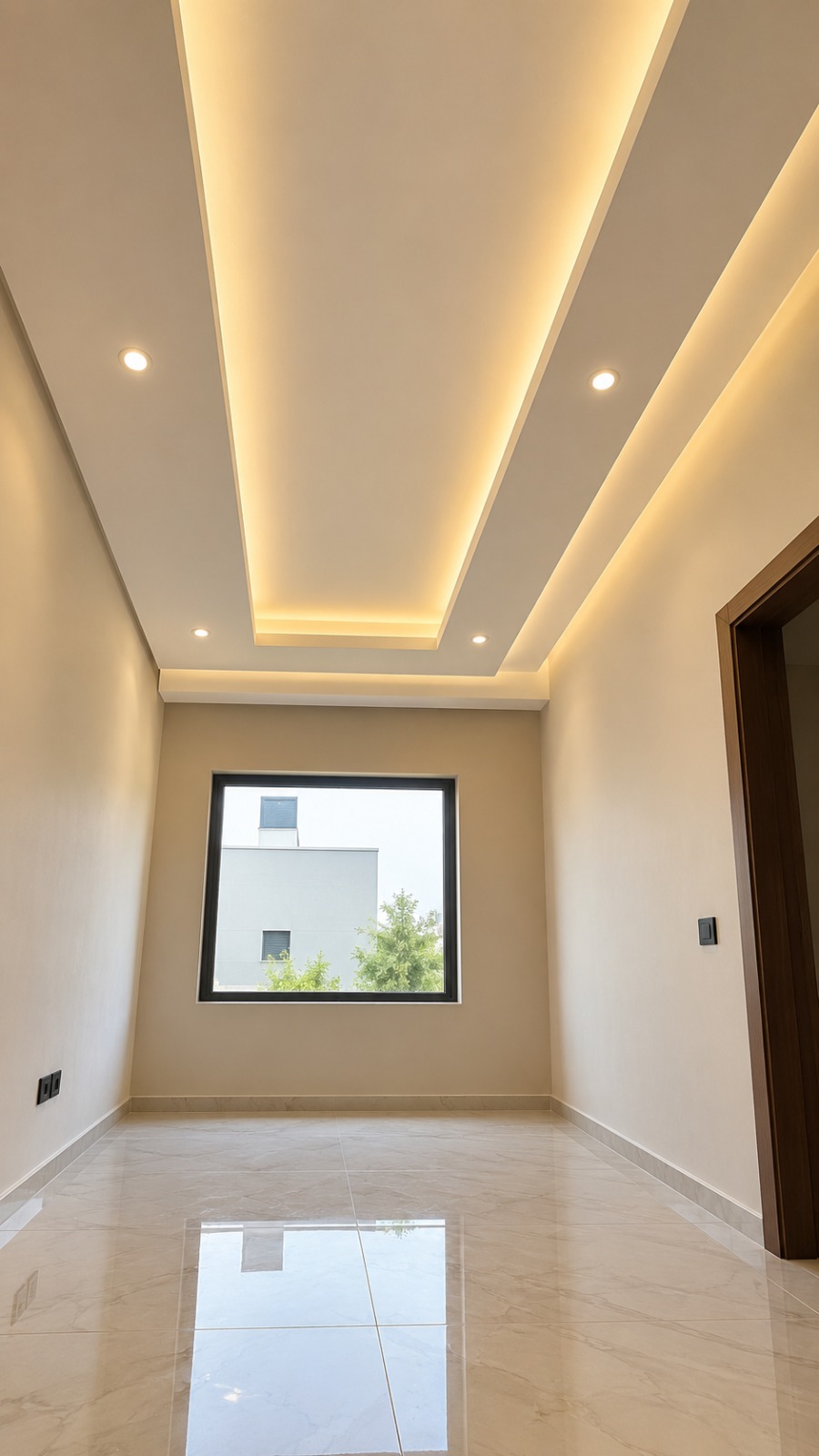 Modern Gypsum Ceiling Installation & Interior Finishing Project