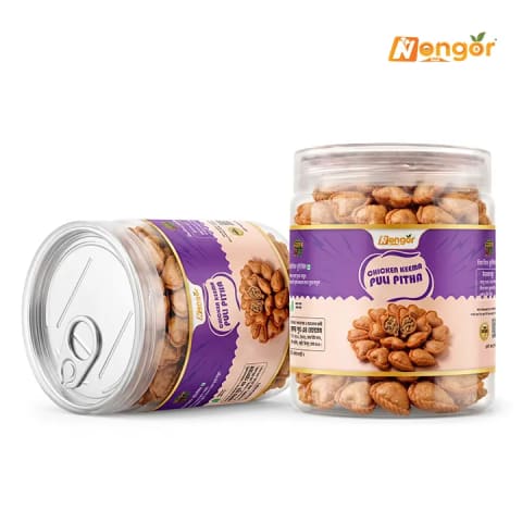 Love Shape Chicken Keema Puli Pitha