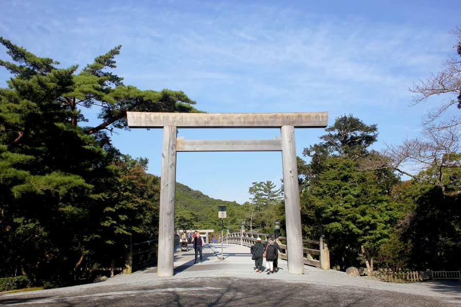 Shinto Shrine Complex In Ise Japan