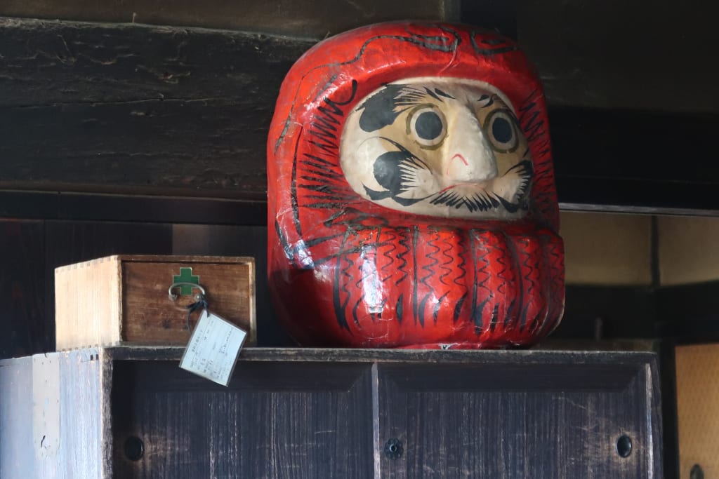 Daruma en bois