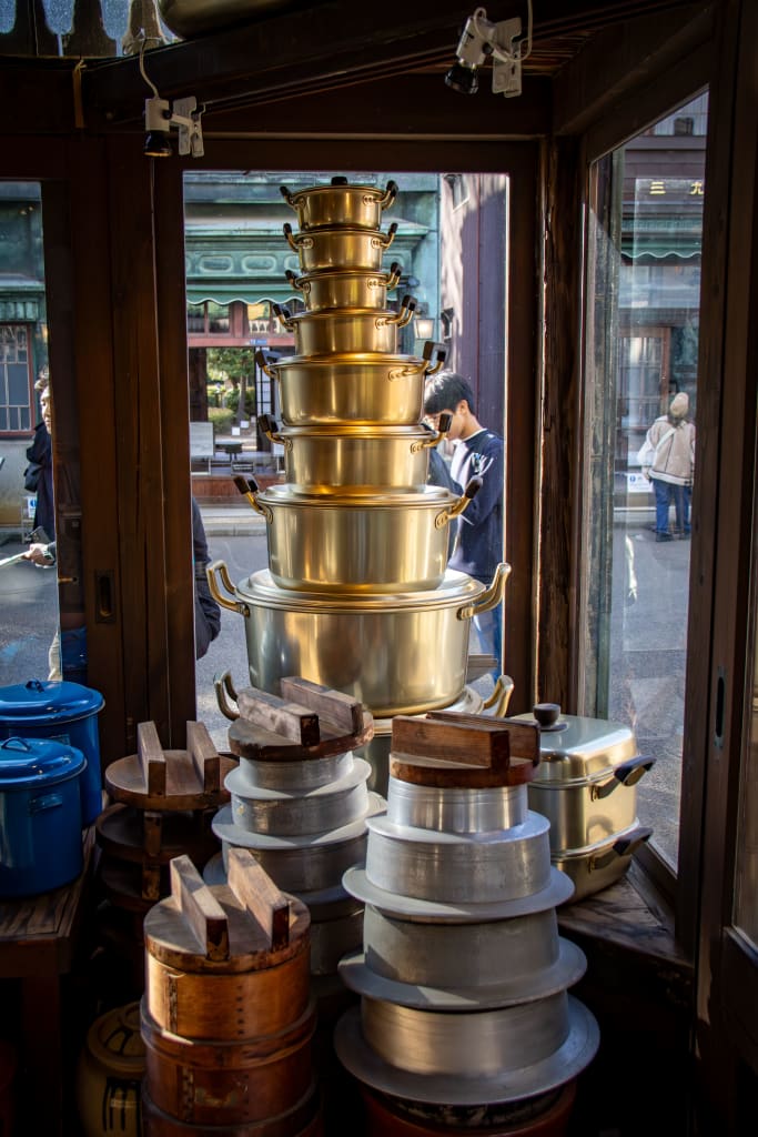Maruni Shoten, un magasin d'ustensiles de cuisine
