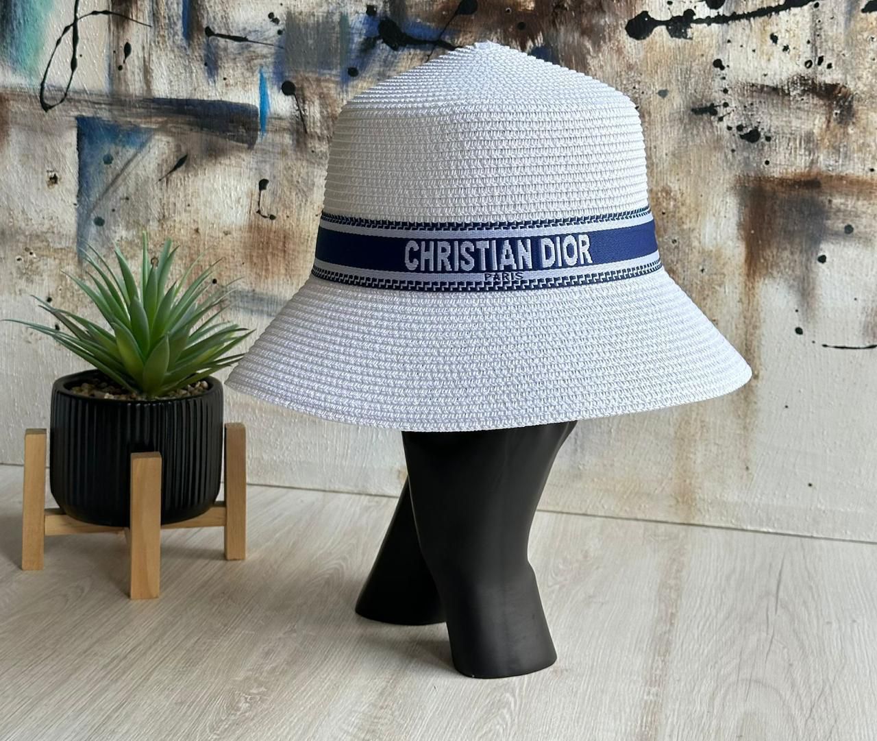 Christian Dior – Bucket Hat Oblique White (Dama)