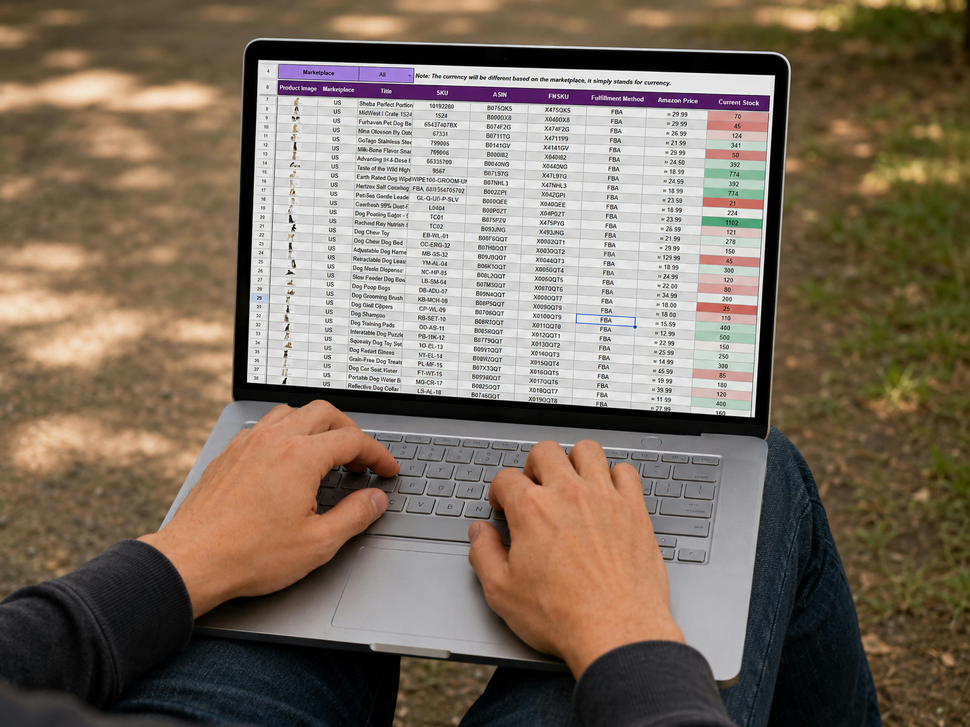 Tampilan dasbor AI yang membantu analisis data pasar untuk UMKM.