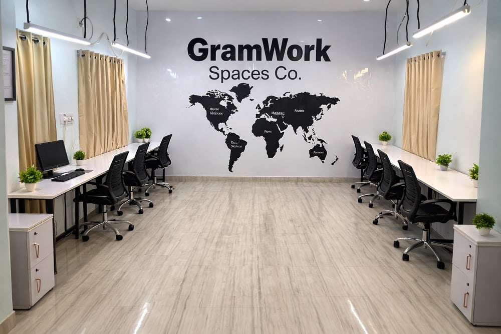 Gramwork Spaces Coworking Space in transport nagar