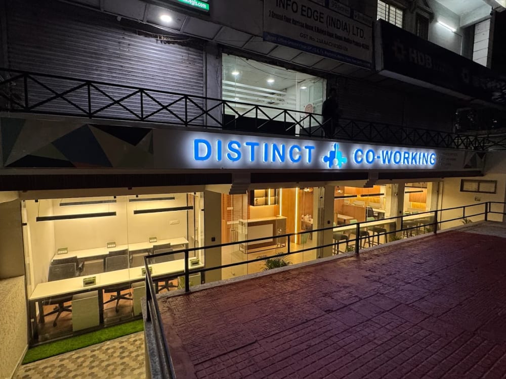 Distinct Co-working Coworking Space in malviya nagar