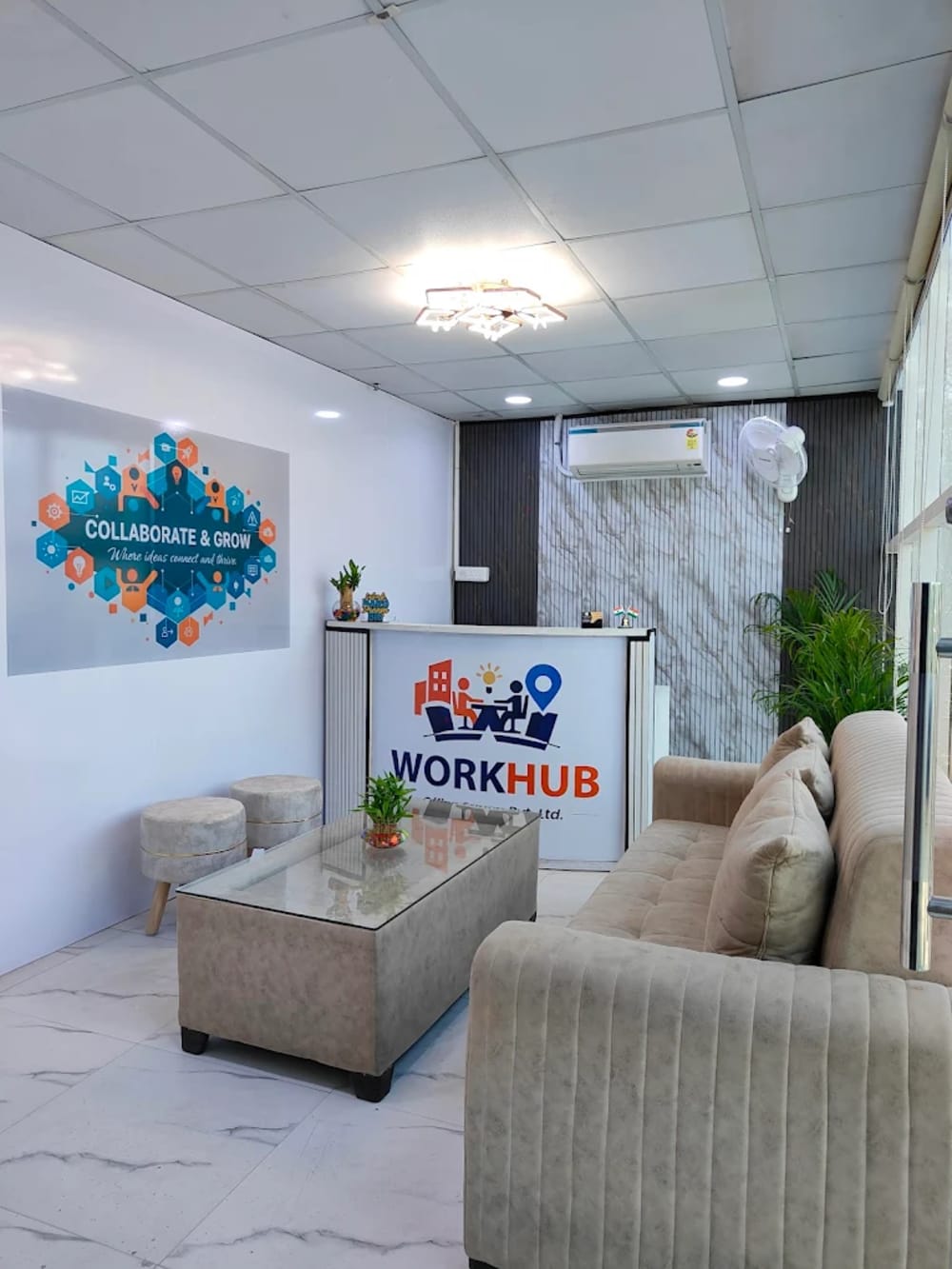 Workhub Coworking Space in sector 2