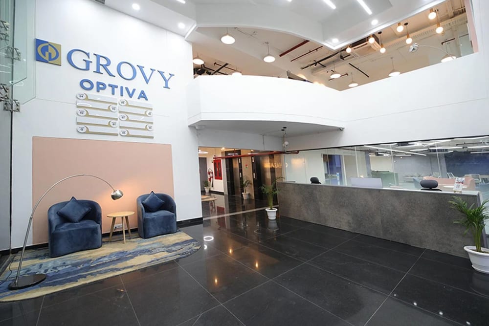 Grovy Optiva Coworking Space in sector 68